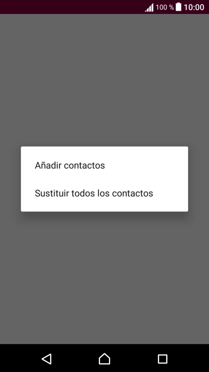 Si deseas conservar los contactos existentes de la tarjeta SIM, pulsa Añadir contactos.