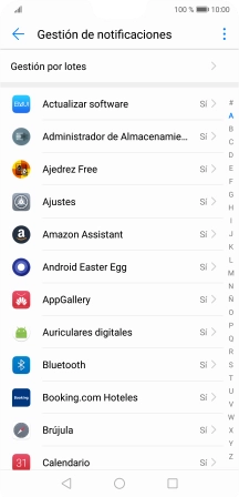 Pulsa la app deseada.