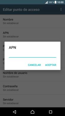 Introduce airtelwap.es y pulsa ACEPTAR.
