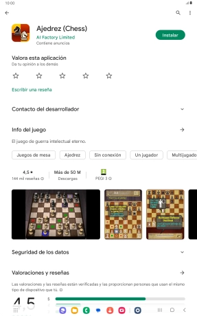 Pulsa la tecla de inicio para terminar y regresar a la pantalla de inicio.