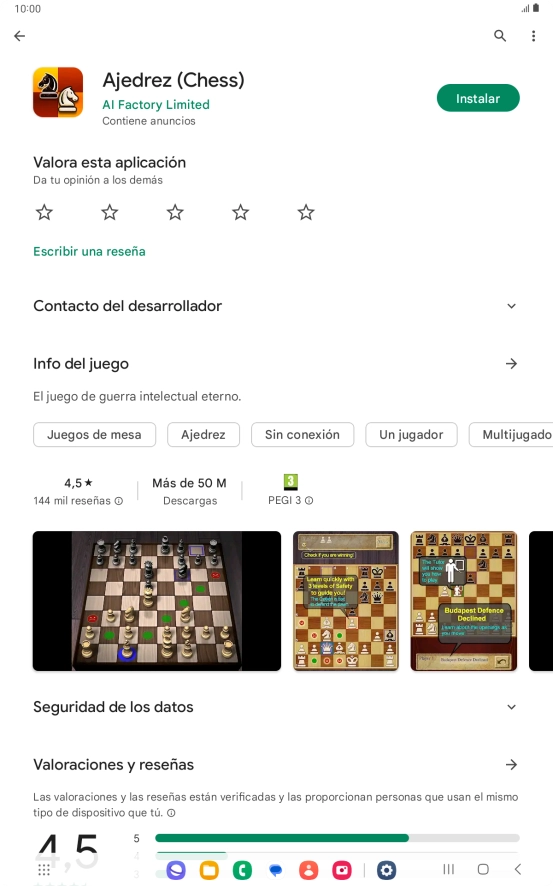Pulsa la tecla de inicio para terminar y regresar a la pantalla de inicio.