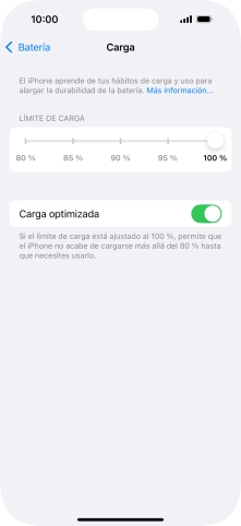 Pulsa el indicador junto a 