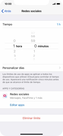 Pulsa Personalizar días.