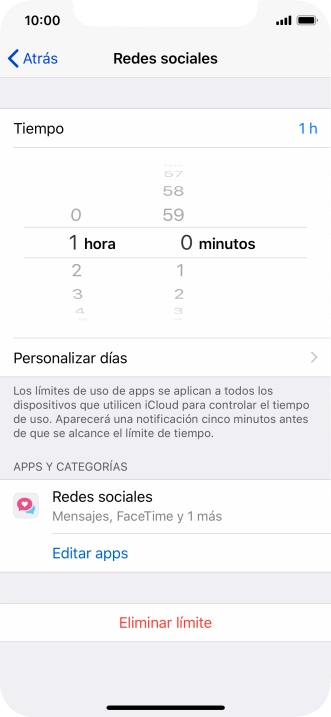 Pulsa Personalizar días.