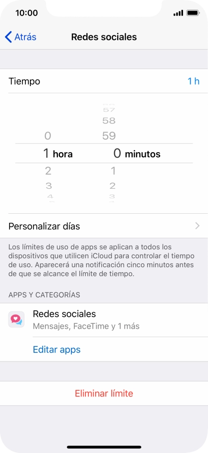 Pulsa Personalizar días.
