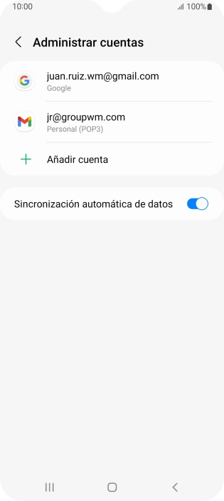 Pulsa el indicador junto a 