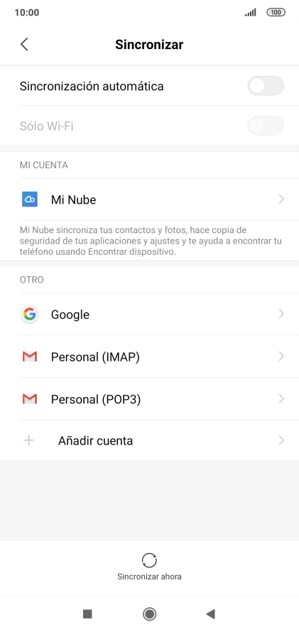 Pulsa el indicador junto a 