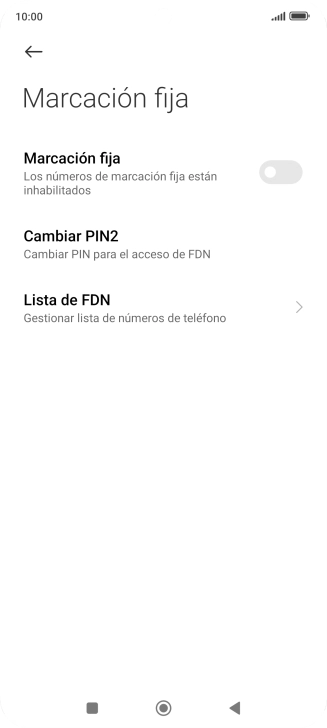 Pulsa el indicador junto a 