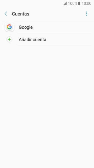 Pulsa Añadir cuenta.