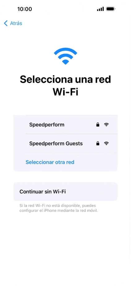 Pulsa la red wifi deseada.