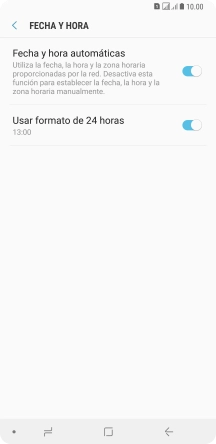 Pulsa la tecla de inicio para terminar y regresar a la pantalla de inicio.
