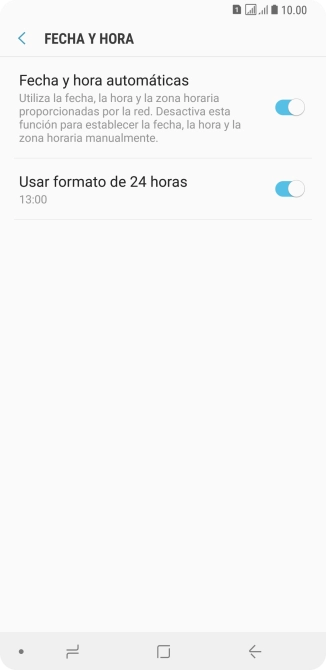 Pulsa la tecla de inicio para terminar y regresar a la pantalla de inicio.