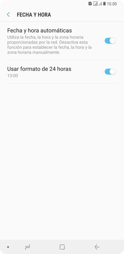Pulsa la tecla de inicio para terminar y regresar a la pantalla de inicio.