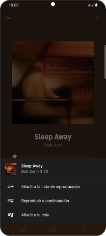 Pulsa Añadir a lista de reproducción.