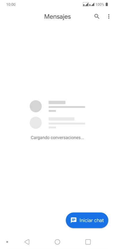 Pulsa Iniciar chat.