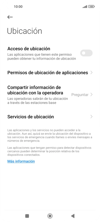 Pulsa el indicador junto a 