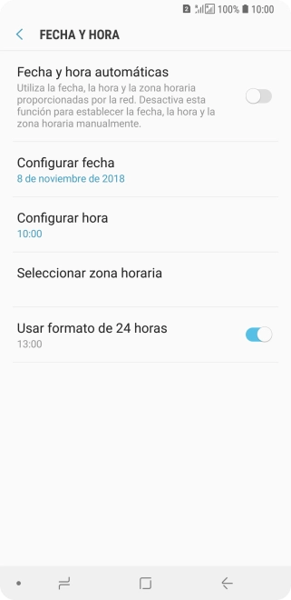 Pulsa el indicador junto a 