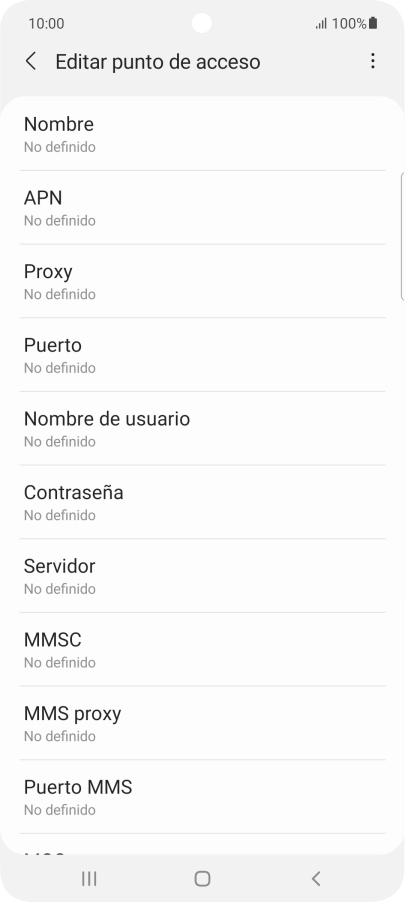 Pulsa Nombre.