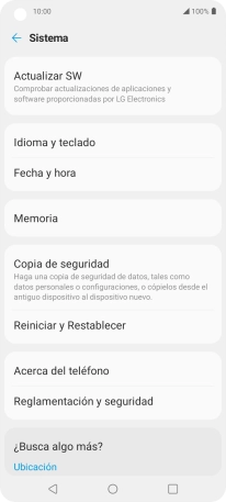 Pulsa Fecha y hora.