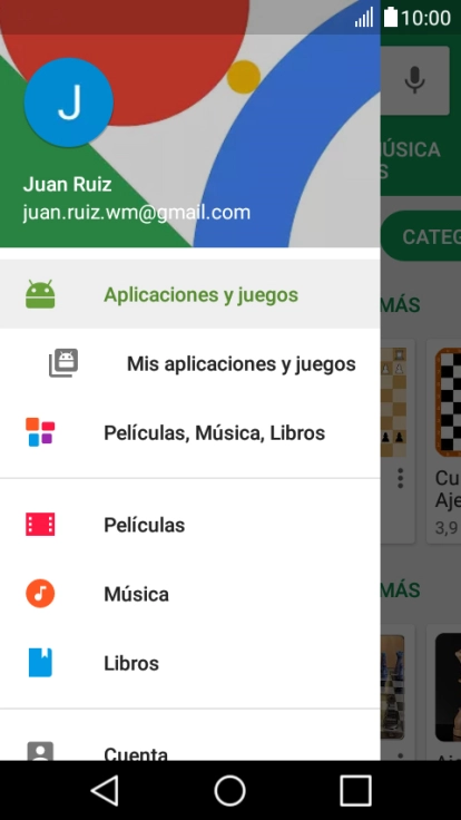 Pulsa Mis aplicaciones y juegos.