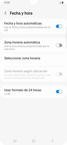 Pulsa el indicador junto a 
