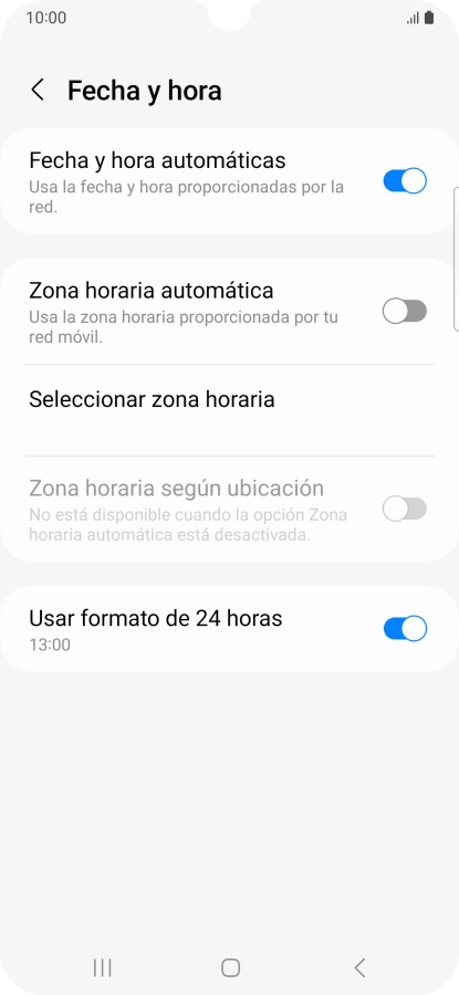 Pulsa el indicador junto a 