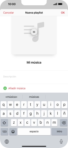Pulsa Añadir música.
