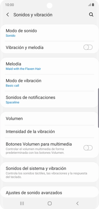 Pulsa la tecla de inicio para terminar y regresar a la pantalla de inicio.