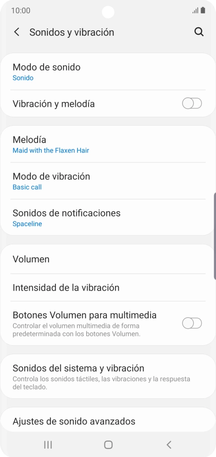 Pulsa la tecla de inicio para terminar y regresar a la pantalla de inicio.