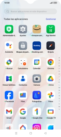 Pulsa Fotografías y desplázate a la carpeta deseada.