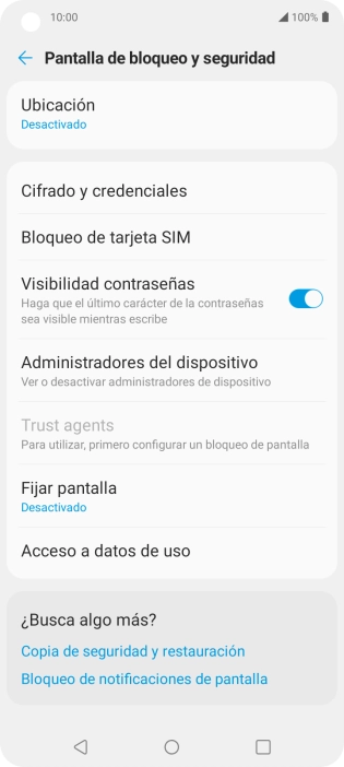Pulsa Bloqueo de tarjeta SIM.