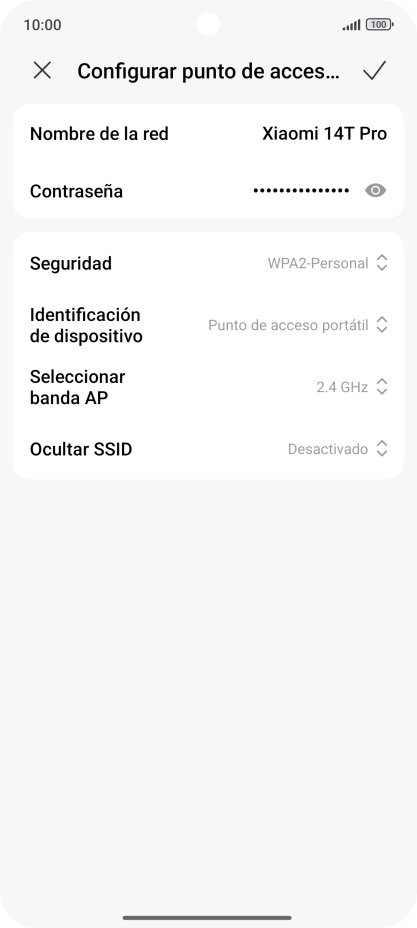 Pulsa Seguridad.