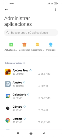 Pulsa la app deseada.