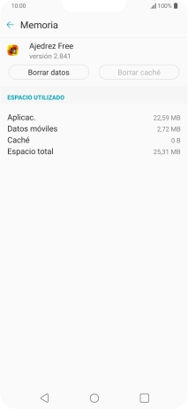 Pulsa la tecla de inicio para terminar y regresar a la pantalla de inicio.