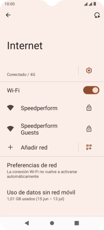 Pulsa la red wifi deseada.