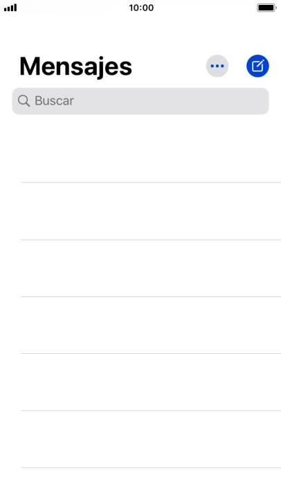 Pulsa el icono de nuevo mensaje.