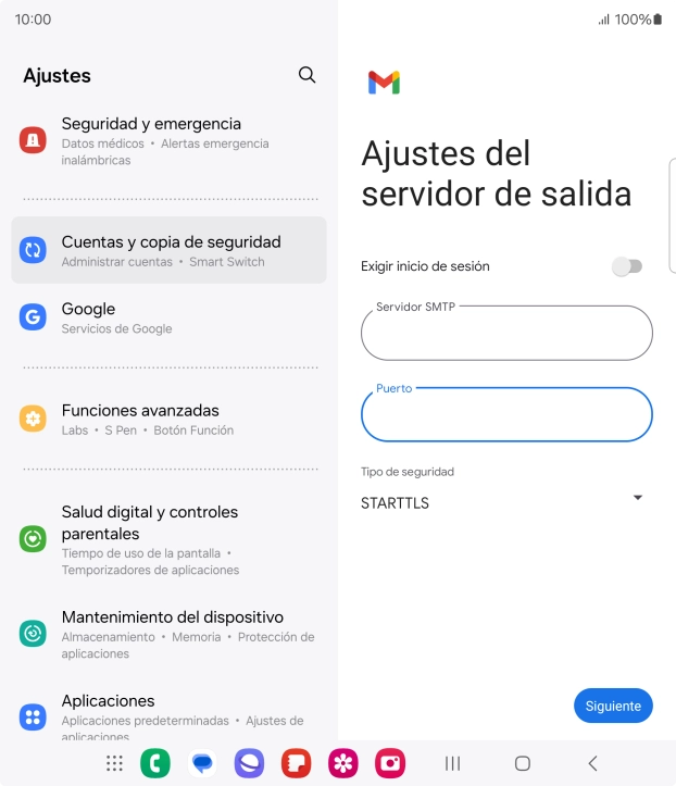 Pulsa la lista desplegable bajo 