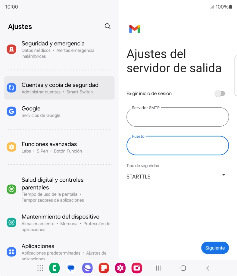 Pulsa la lista desplegable bajo 