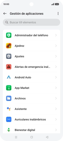Pulsa la app deseada.