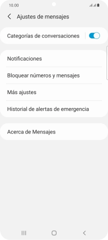Pulsa Más ajustes.