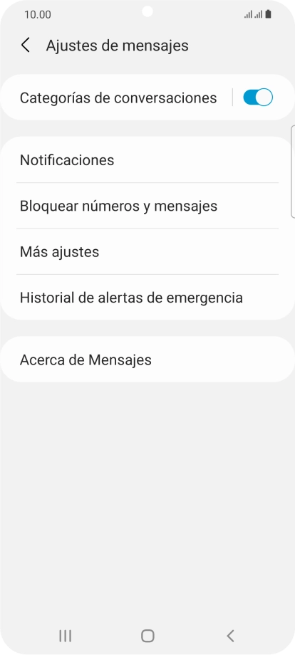 Pulsa Más ajustes.