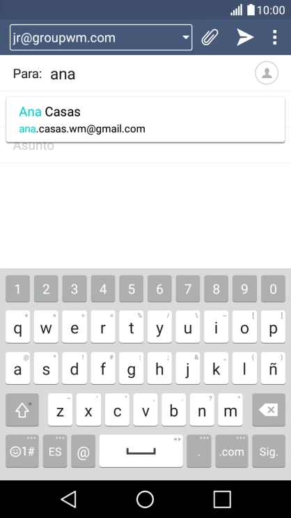Pulsa el contacto deseado.