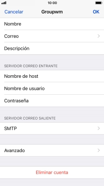 Pulsa SMTP.