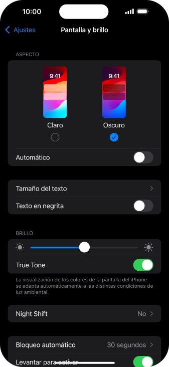 Pulsa el indicador junto a 