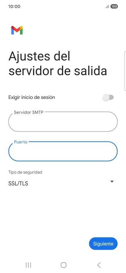 Pulsa Siguiente.