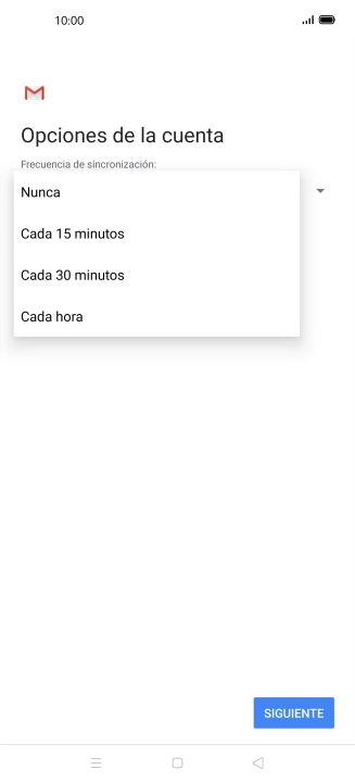 Pulsa el ajuste deseado.