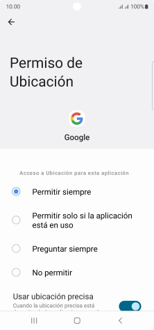 Pulsa el ajuste deseado.