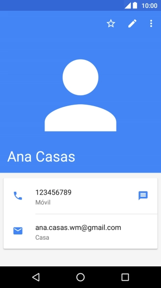 Pulsa el número de teléfono.