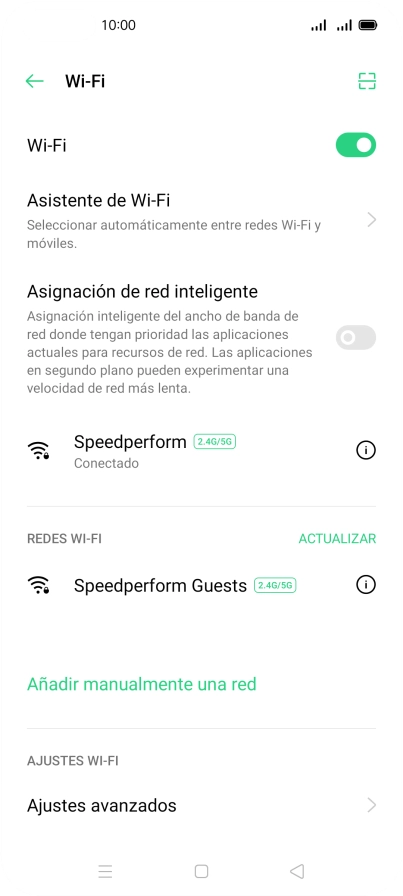 Pulsa la tecla de inicio para terminar y regresar a la pantalla de inicio.