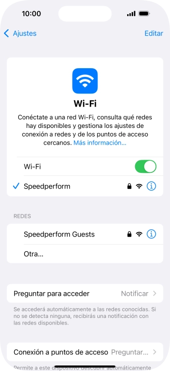 Desliza el dedo hacia arriba desde la parte inferior de la pantalla para terminar y volver a la pantalla de inicio.